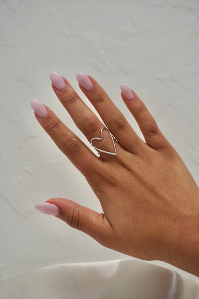 Love heart ring