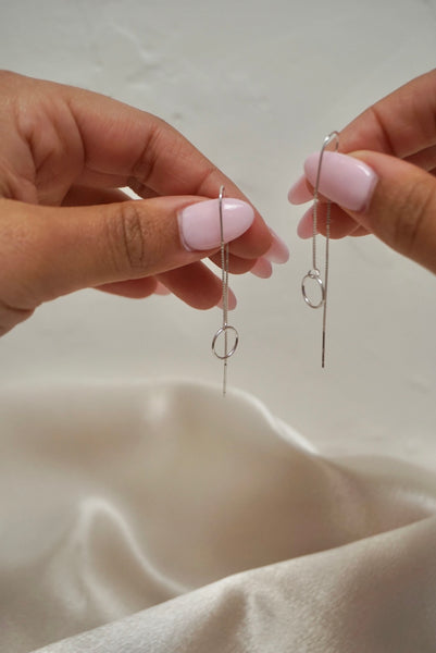 Threader earrings